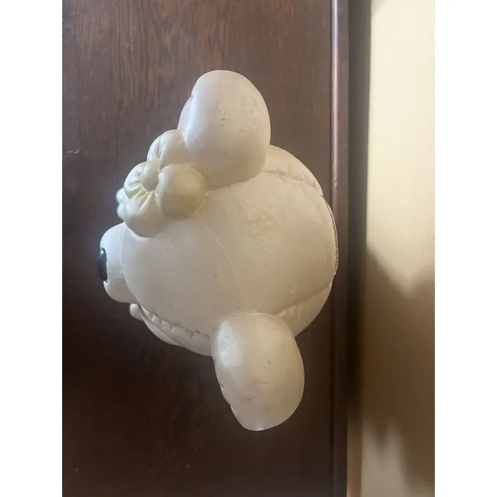 Vintage Teddy Bear Piggy Bank Ceramic Nursery Decor Baby Room Coin Bank